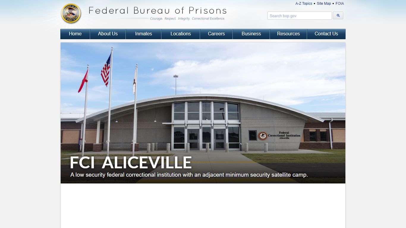 FCI Aliceville - Federal Bureau of Prisons